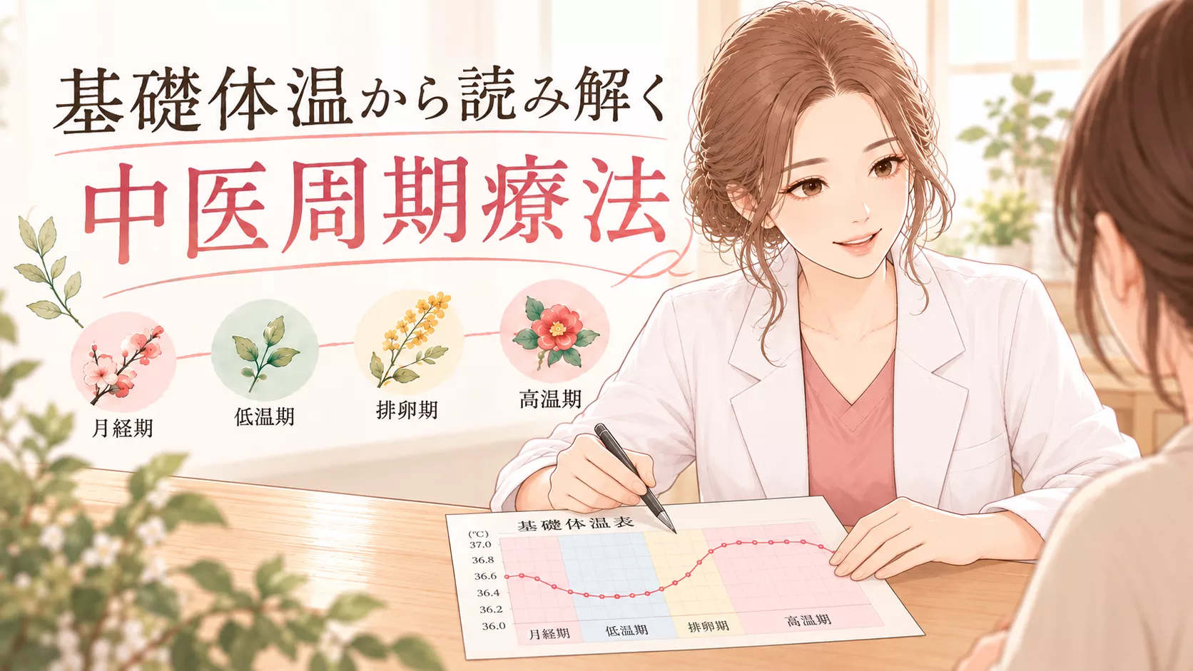 基礎体温のグラフは、体からの手紙。中医周期療法で「読める」ようになる日